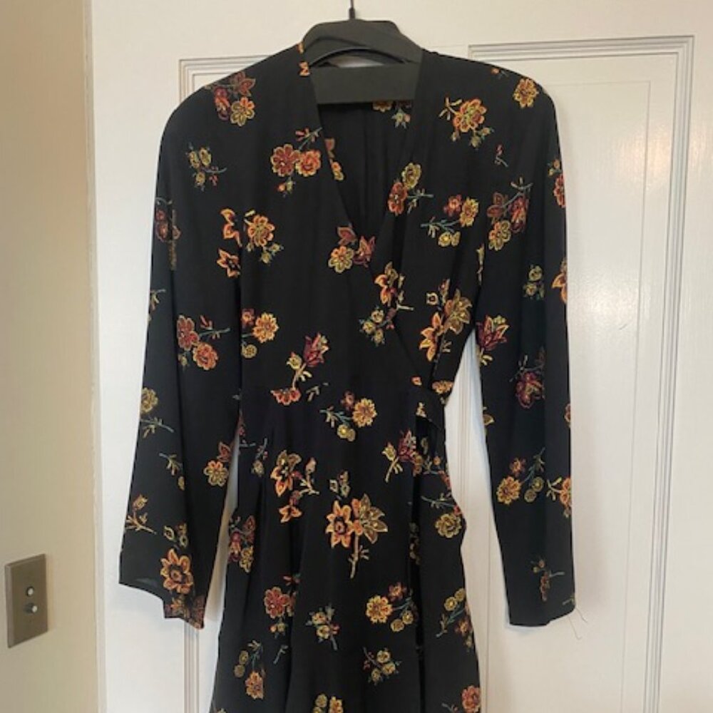 ALC Silk Wrap Dress SZ  0